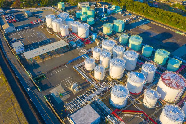 edible oil tank farm